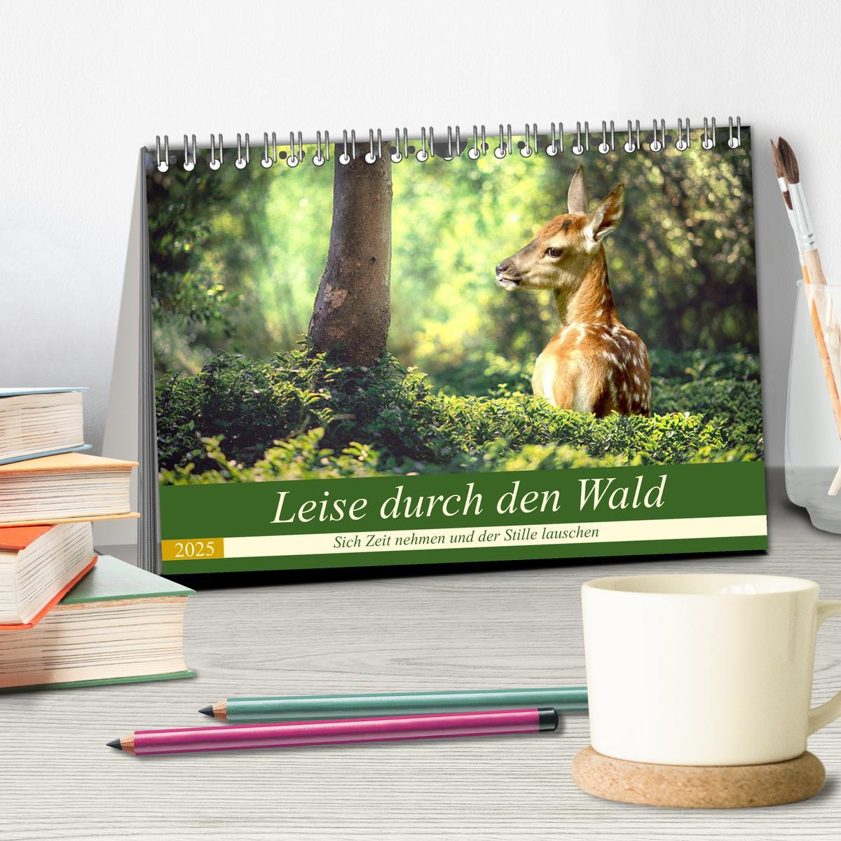 Bild: 9783435174355 | Leise durch den Wald. Sich Zeit nehmen und der Stille lauschen...