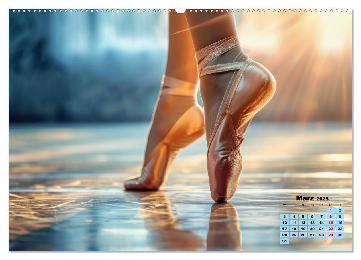 Bild: 9783457184103 | BALLETT - ein Hauch Magie (Wandkalender 2025 DIN A2 quer), CALVENDO...