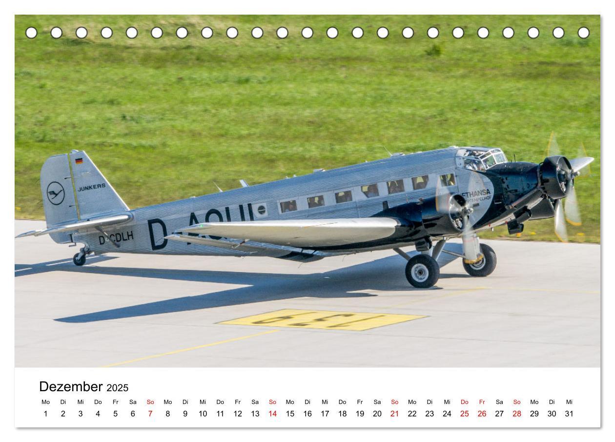 Bild: 9783435021260 | Klassiker der Lüfte (Tischkalender 2025 DIN A5 quer), CALVENDO...