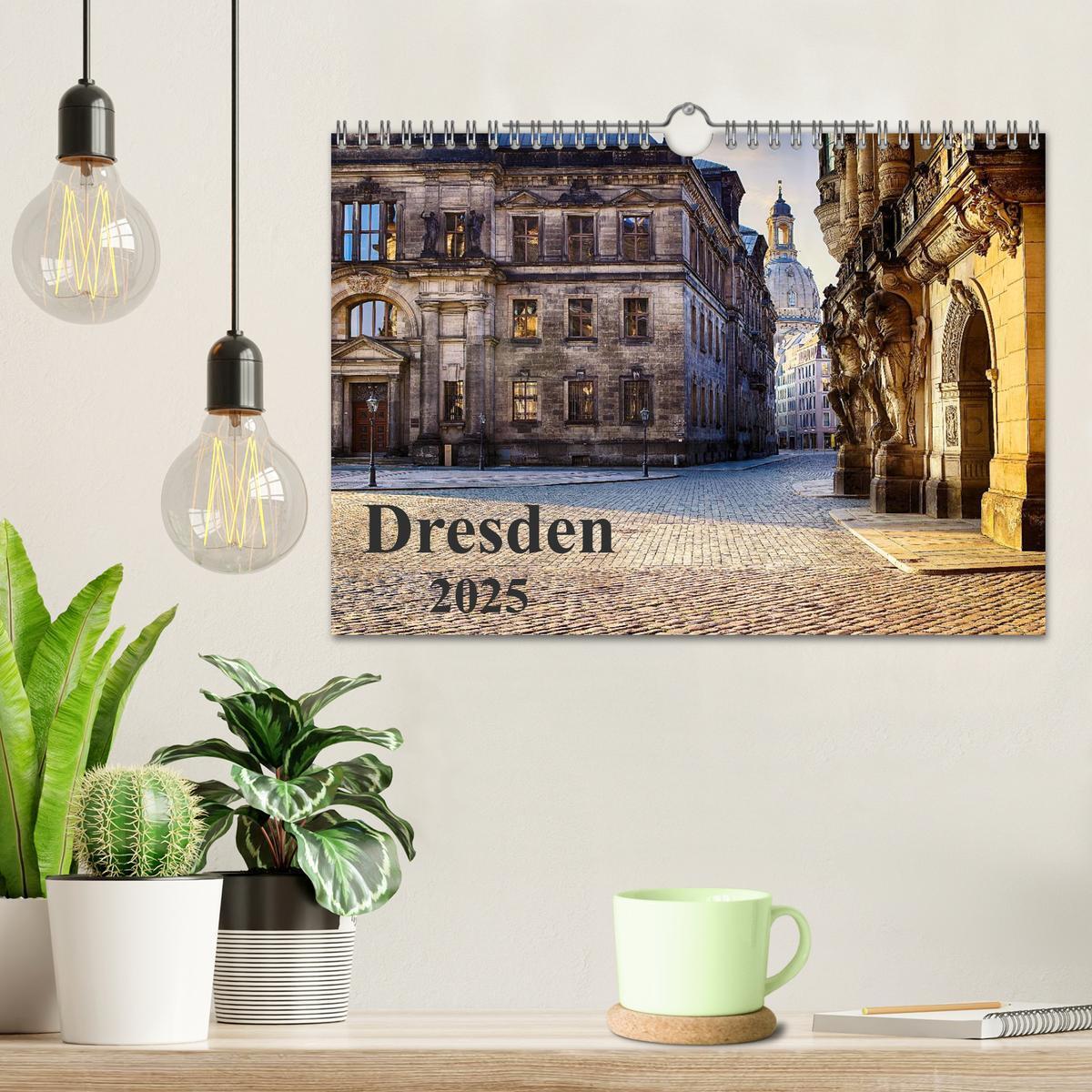 Bild: 9783435280827 | Dresden 2025 (Wandkalender 2025 DIN A4 quer), CALVENDO Monatskalender