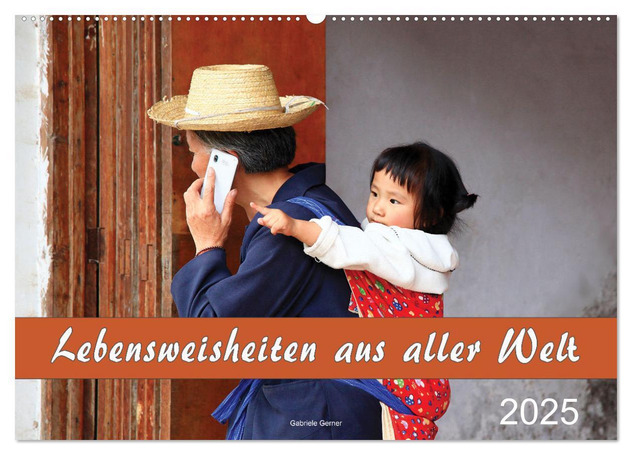 Cover: 9783457198476 | Lebensweisheiten aus aller Welt (Wandkalender 2025 DIN A2 quer),...