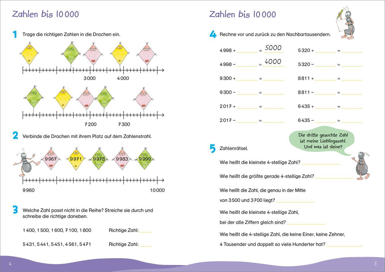 Bild: 9783788624873 | Fit für Mathe 4. Klasse. Mein Übungsheft | Andrea Tonte | Broschüre