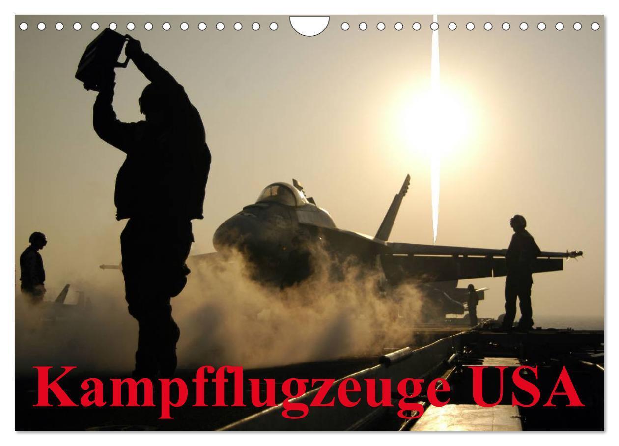 Cover: 9783435741250 | Kampfflugzeuge USA (Wandkalender 2025 DIN A4 quer), CALVENDO...