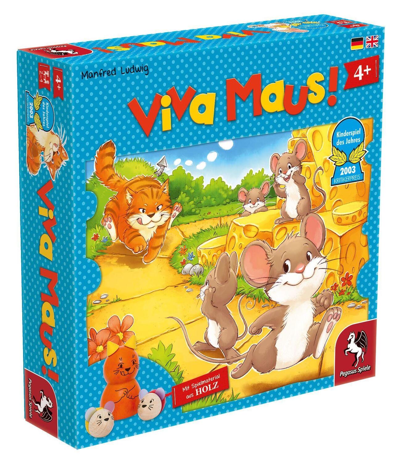 Bild: 4250231724336 | Viva Maus | Manfred Ludwig | Spiel | 66004G | Deutsch | 2015 | Pegasus