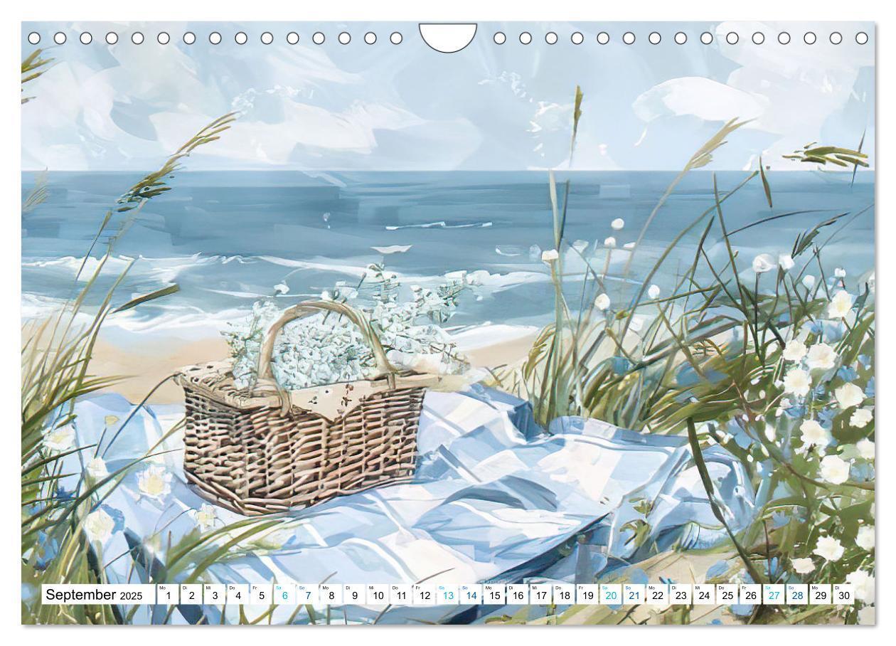 Bild: 9783457170335 | Strandträume in Aquarell (Wandkalender 2025 DIN A4 quer), CALVENDO...