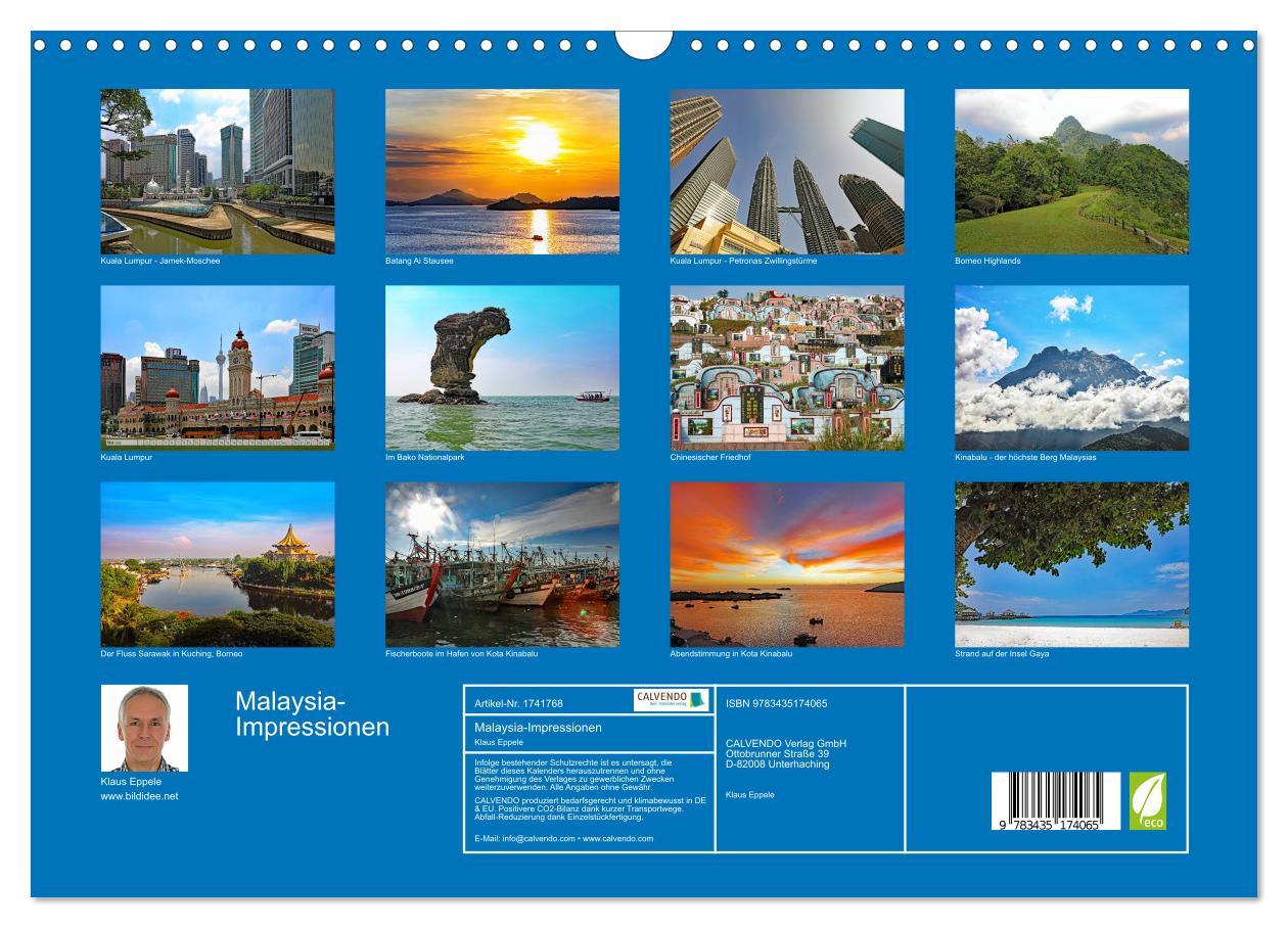 Bild: 9783435174065 | Malaysia-Impressionen (Wandkalender 2025 DIN A3 quer), CALVENDO...