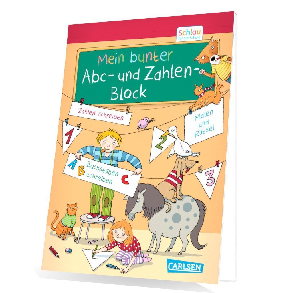 Bild: 9783551191441 | Schlau für die Schule: Mein bunter ABC- und Zahlen-Block | Fuchs