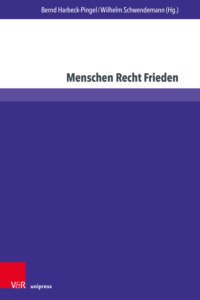 Cover: 9783847113560 | Menschen Recht Frieden | Bernd Harbeck-Pingel (u. a.) | Taschenbuch