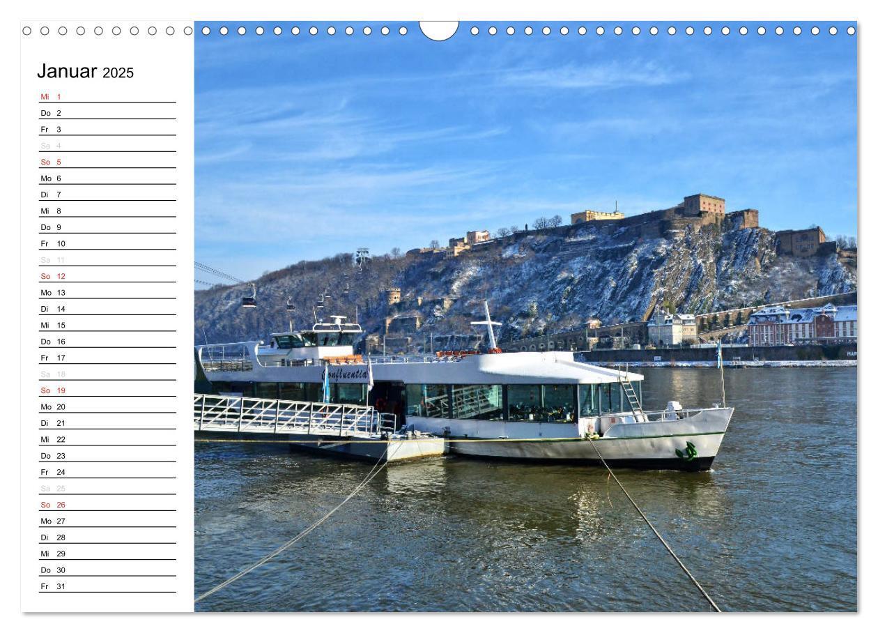 Bild: 9783435606191 | Der Koblenz Kalender (Wandkalender 2025 DIN A3 quer), CALVENDO...