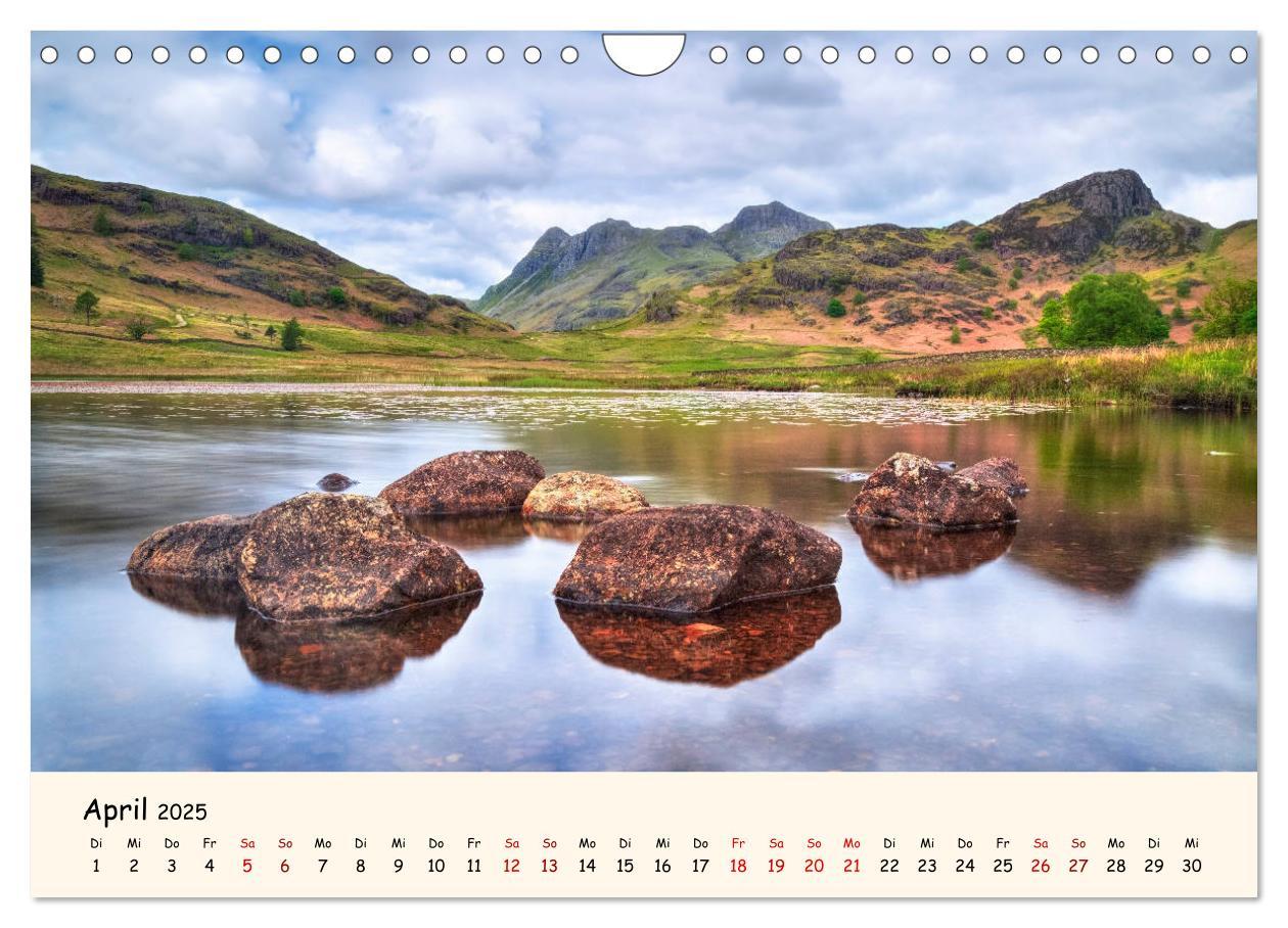 Bild: 9783435459452 | Lake District England (Wandkalender 2025 DIN A4 quer), CALVENDO...