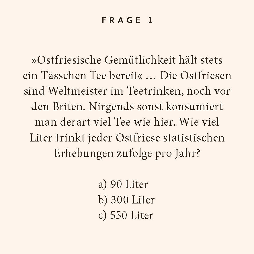 Bild: 9783899784572 | Ostfriesland-Quiz | 100 Fragen und Antworten | Carsten Tergast | Buch