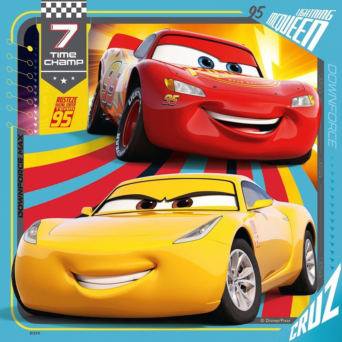 Bild: 4005556080151 | Disney Cars: Bunte Flitzer. Puzzle 3 x 49 Teile | Spiel | Deutsch