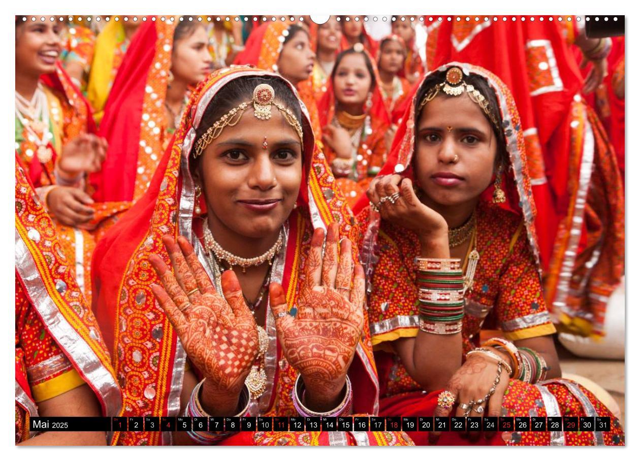 Bild: 9783435626779 | Rajasthan, Indien - Pushkar Mela (Wandkalender 2025 DIN A2 quer),...