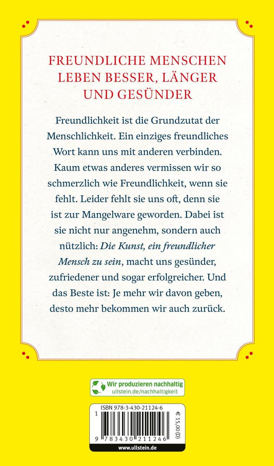 Rückseite: 9783430211246 | Über die Kunst, ein freundlicher Mensch zu sein | René Borbonus | Buch