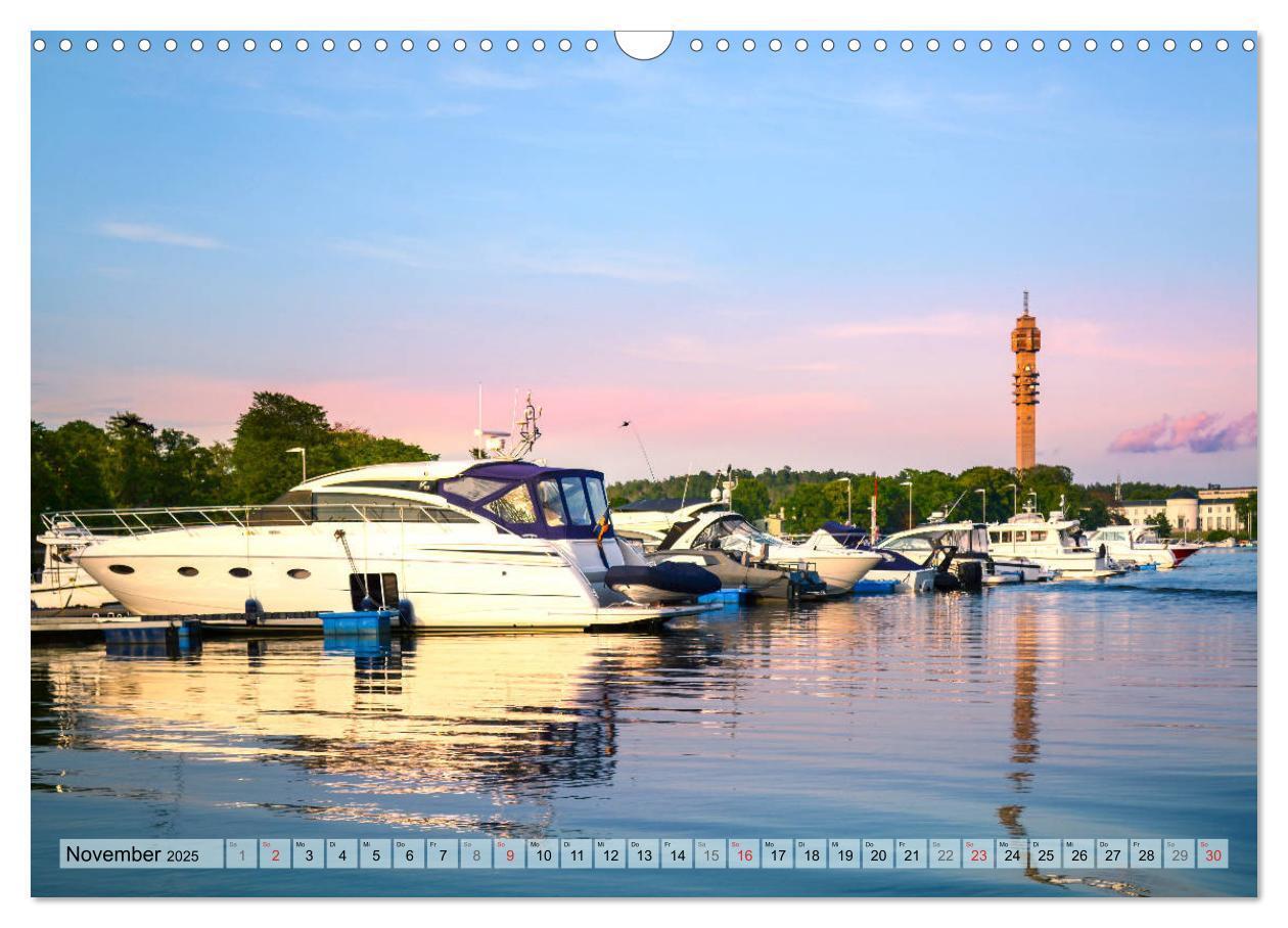 Bild: 9783435105717 | Stockholm - Maritime Ansichten (Wandkalender 2025 DIN A3 quer),...