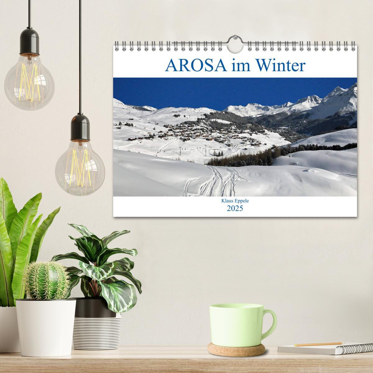 Bild: 9783435256327 | AROSA im Winter (Wandkalender 2025 DIN A4 quer), CALVENDO...