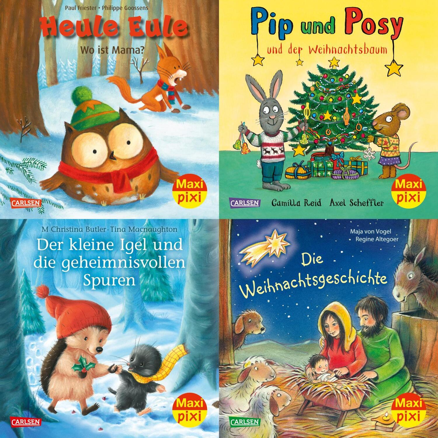 Cover: 9783551030696 | Maxi-Pixi-4er-Set 104: Bilderbuchwinter (4x1 Exemplar) | diverse | Box