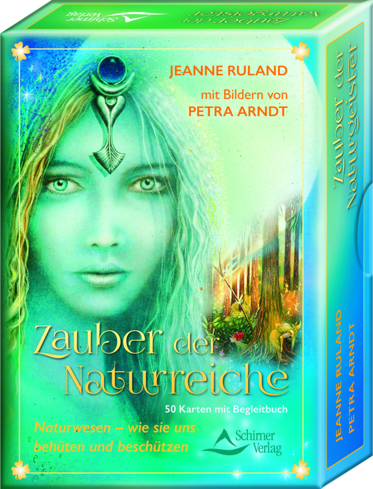 Cover: 9783843490672 | Zauber der Naturreiche, Meditationskarten u. Buch | Jeanne Ruland