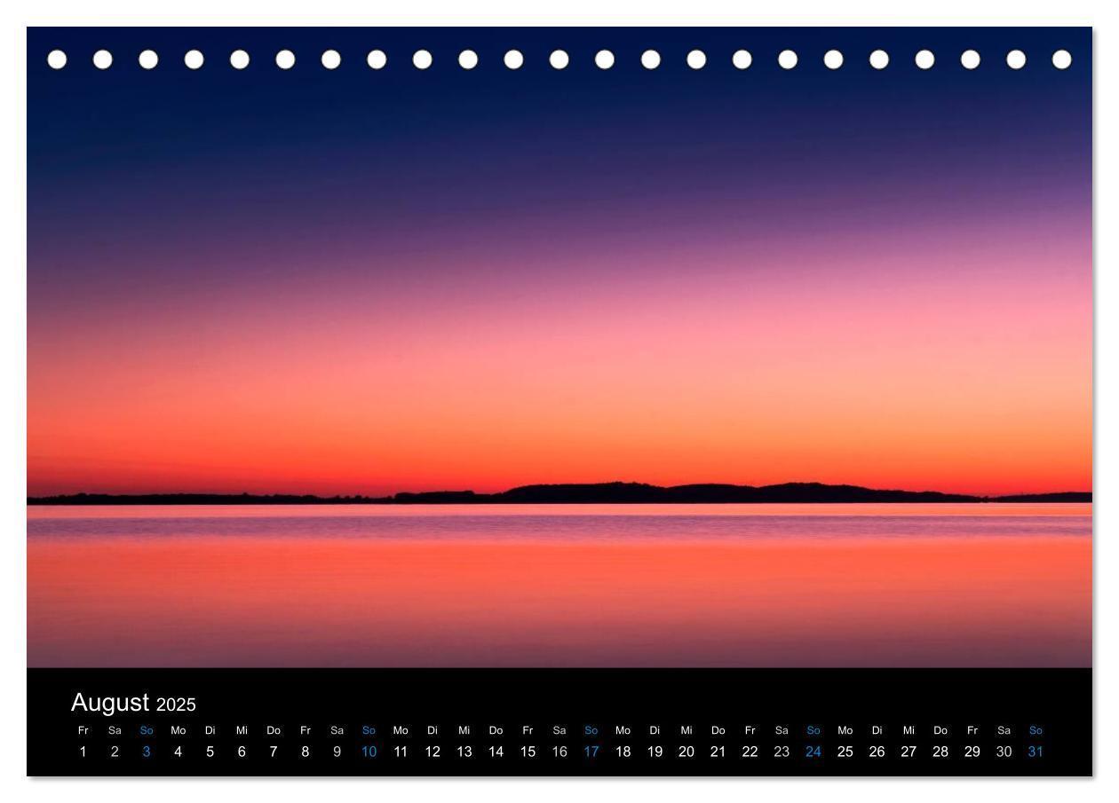 Bild: 9783435796731 | Sonnenuntergänge (Tischkalender 2025 DIN A5 quer), CALVENDO...