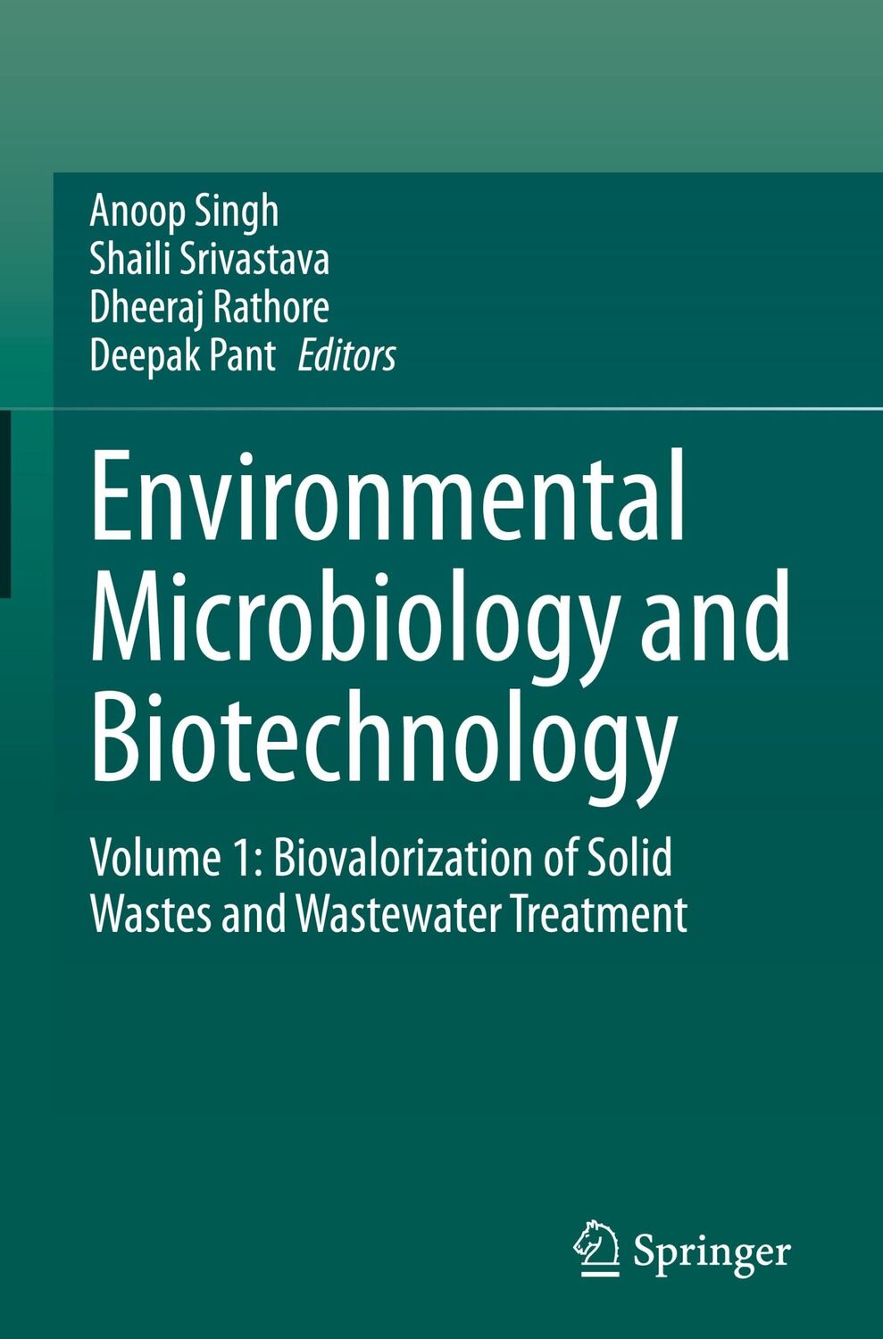 Cover: 9789811560200 | Environmental Microbiology and Biotechnology | Anoop Singh (u. a.)