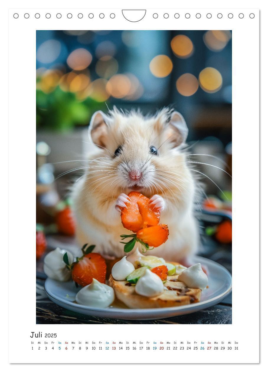 Bild: 9783435071142 | Lustige kleine Hamster (Wandkalender 2025 DIN A4 hoch), CALVENDO...