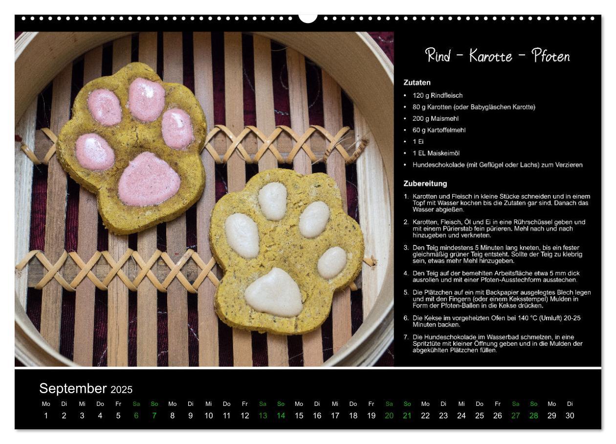 Bild: 9783435086573 | Hundekekse backen - Rezepte fürs ganze Jahr (Wandkalender 2025 DIN...