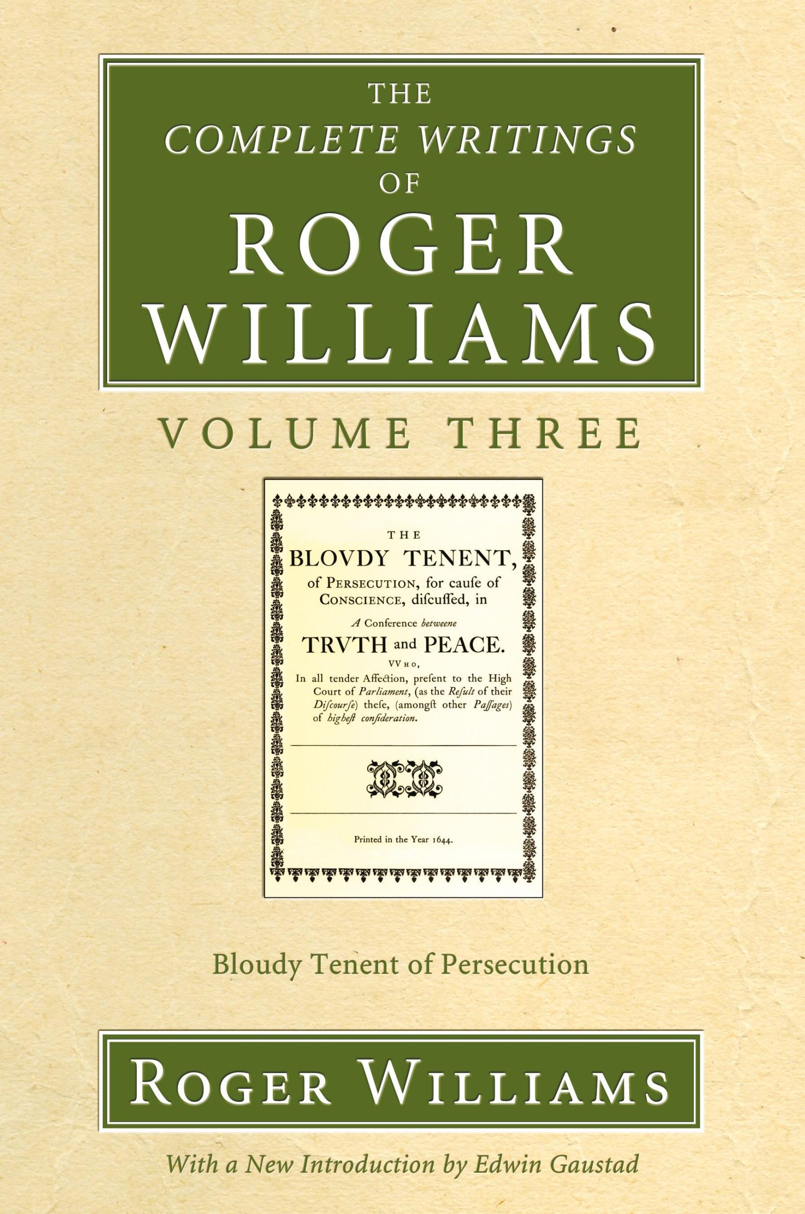 Cover: 9781556356056 | The Complete Writings of Roger Williams, Volume 3 | Williams (u. a.)