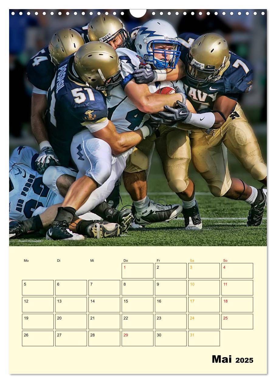 Bild: 9783457011959 | American Football, Team-Arbeit (Wandkalender 2025 DIN A3 hoch),...