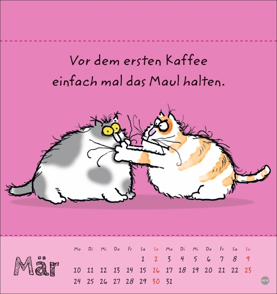 Bild: 9783756406951 | Catzz Postkartenkalender 2025 | Alexander Holzach | Kalender | 13 S.