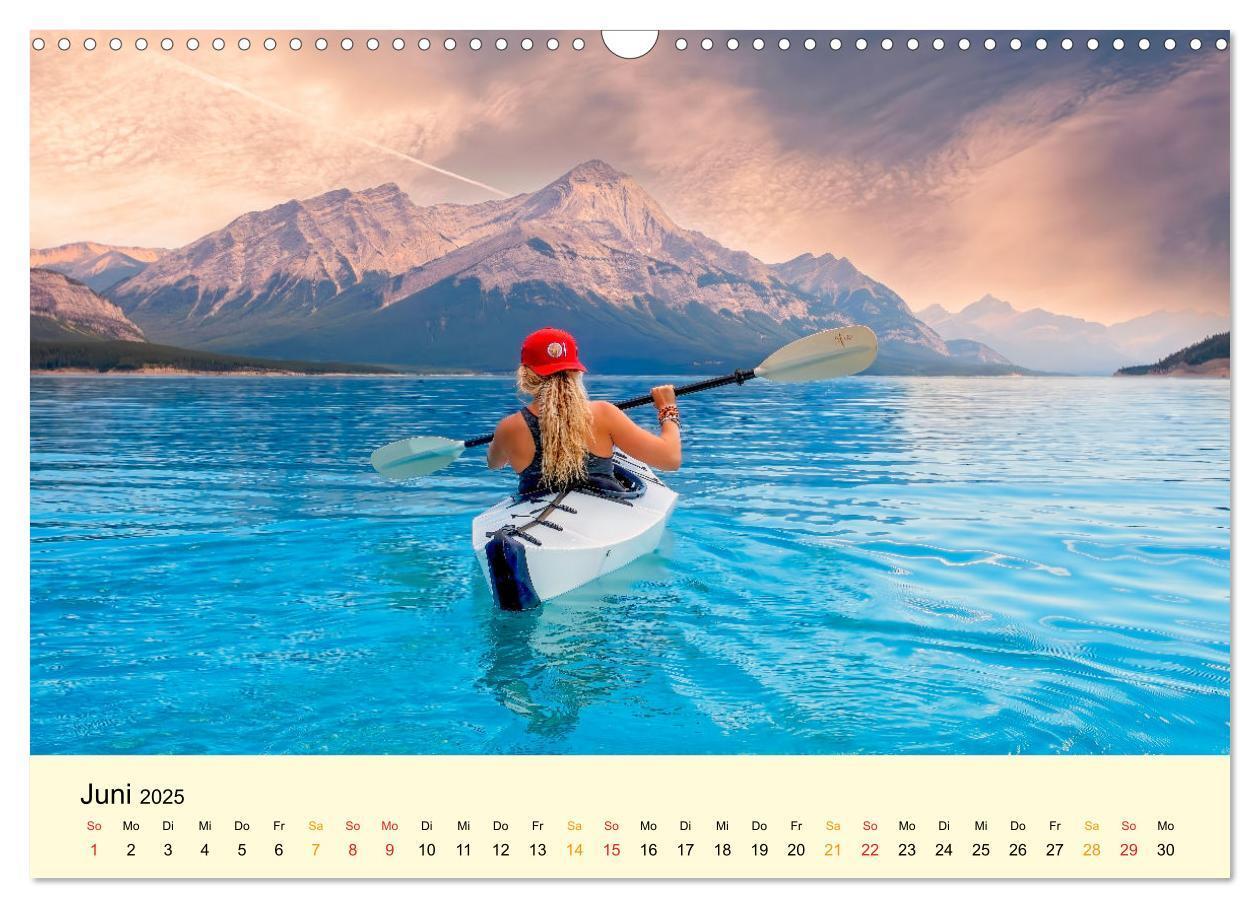 Bild: 9783383923227 | Kajak Abenteuer (Wandkalender 2025 DIN A3 quer), CALVENDO...