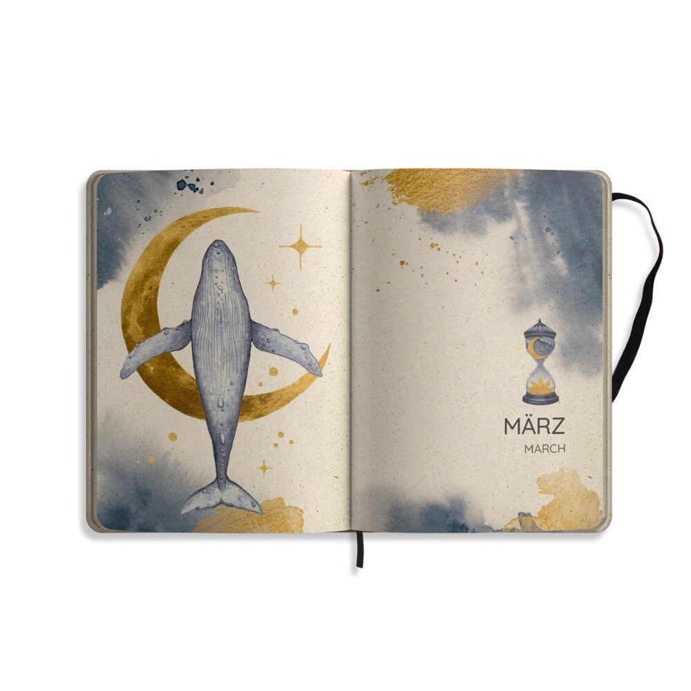 Bild: 4260626413134 | matabooks - A5 Kalender Samaya 2025 Farbe: Midnight (DE/EN) | Buch