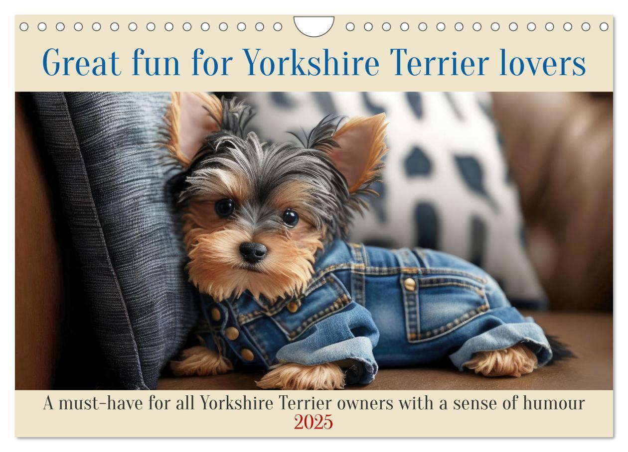 Cover: 9781325986002 | Great fun for Yorkshire Terrier lovers (Wall Calendar 2025 DIN A4...