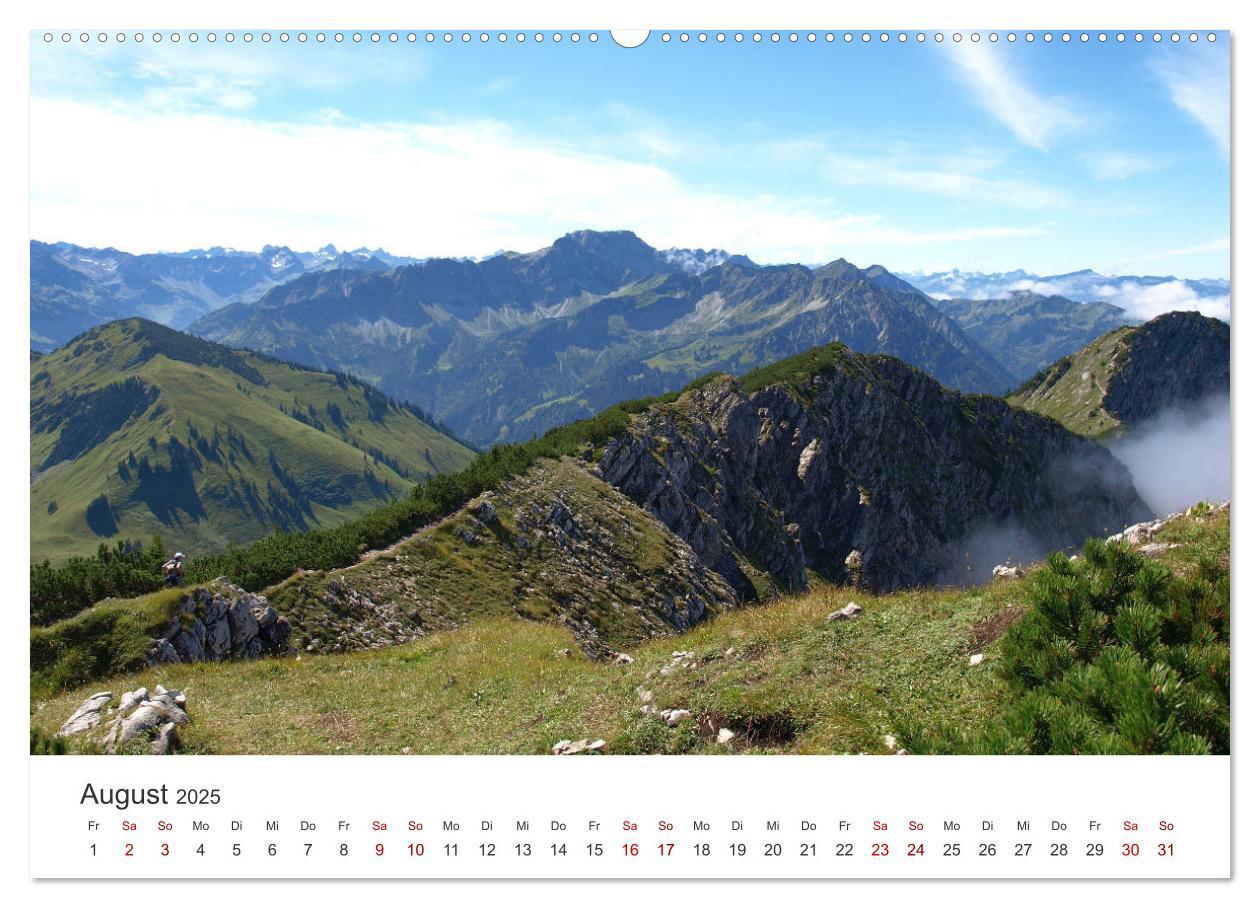 Bild: 9783383989025 | Bergerlebnisse im Tannheimer Tal (Wandkalender 2025 DIN A2 quer),...