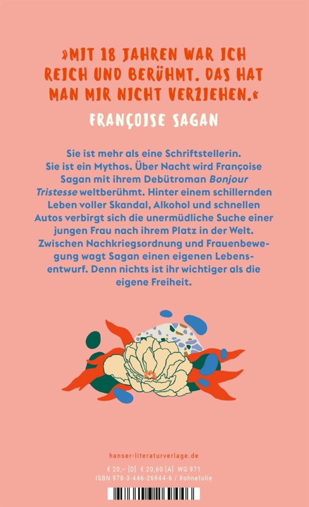 Bild: 9783446269446 | Bonjour Liberté | Françoise Sagan und der Aufbruch in die Freiheit