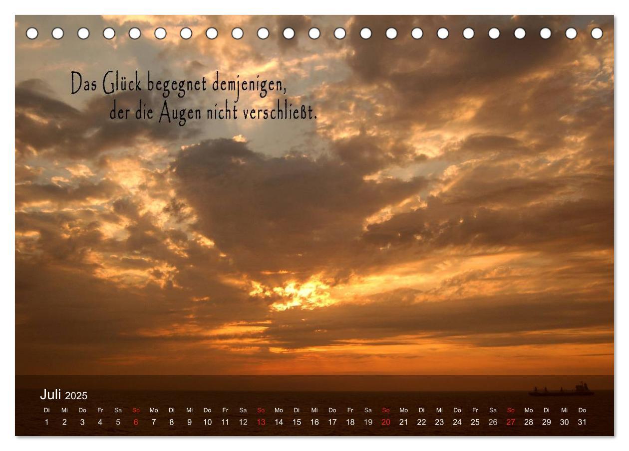 Bild: 9783435633562 | wunderschöne Lichtmomente (Tischkalender 2025 DIN A5 quer),...