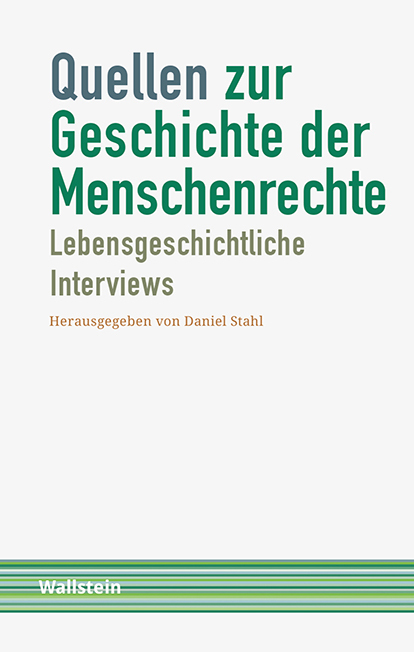 Cover: 9783835337787 | Quellen zur Geschichte der Menschenrechte | Daniel Stahl | Buch | 2020