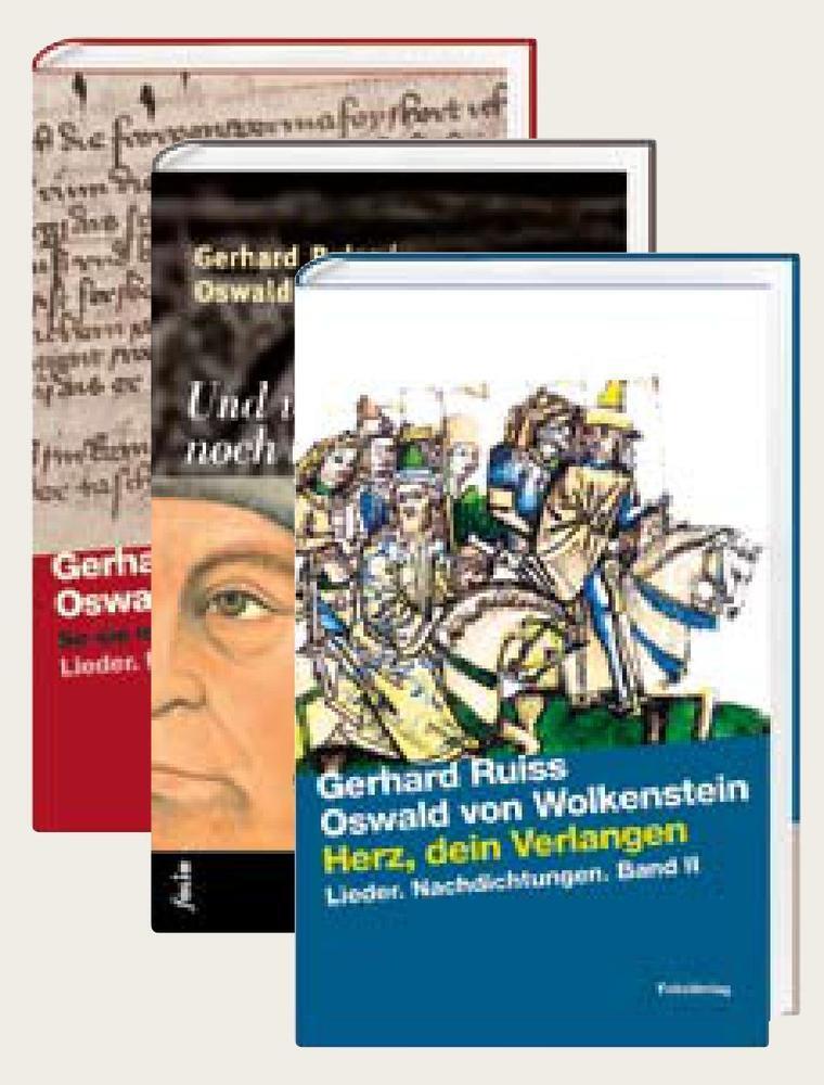 Cover: 9783852568256 | Lieder. Nachdichtungen, 3 Bände | Gesamtausgabe in drei Bänden | Buch