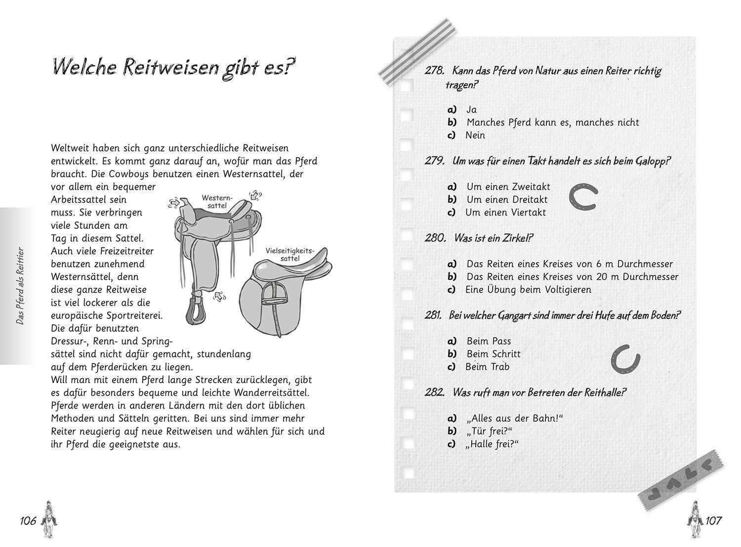 Bild: 9783440177358 | Mein Pferdequiz | 634 Fragen für echte Pferdefans | Olbricht (u. a.)