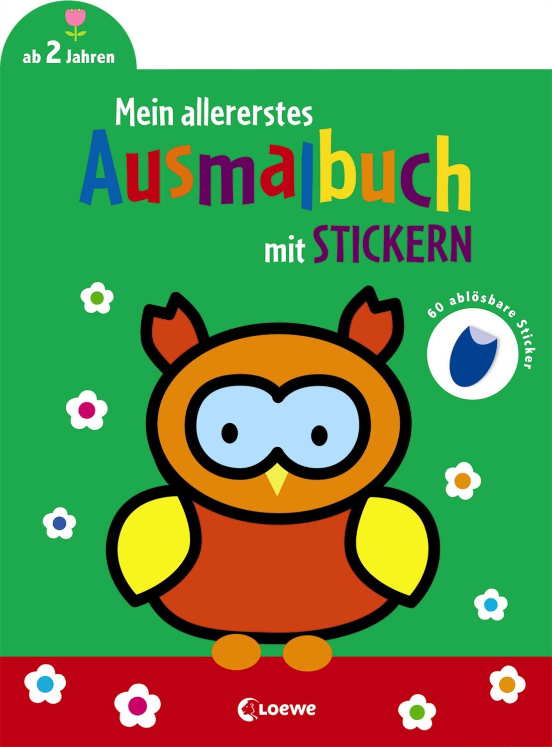 Cover: 9783743210257 | Mein allererstes Ausmalbuch mit Stickern (Eule) | Loewe Kreativ | Buch