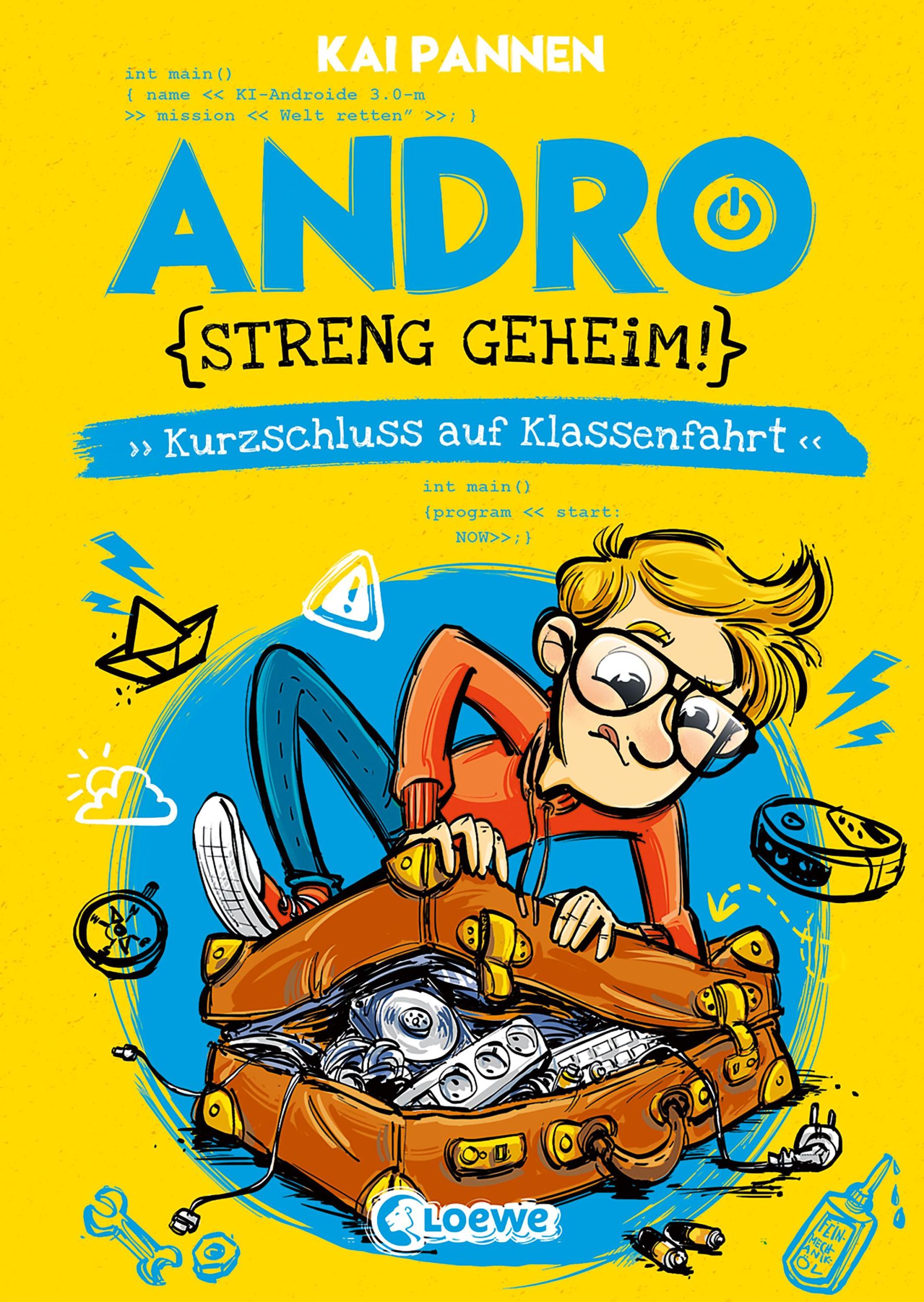 Cover: 9783743209848 | Andro, streng geheim! (Band 3) - Kurzschluss auf Klassenfahrt | Pannen