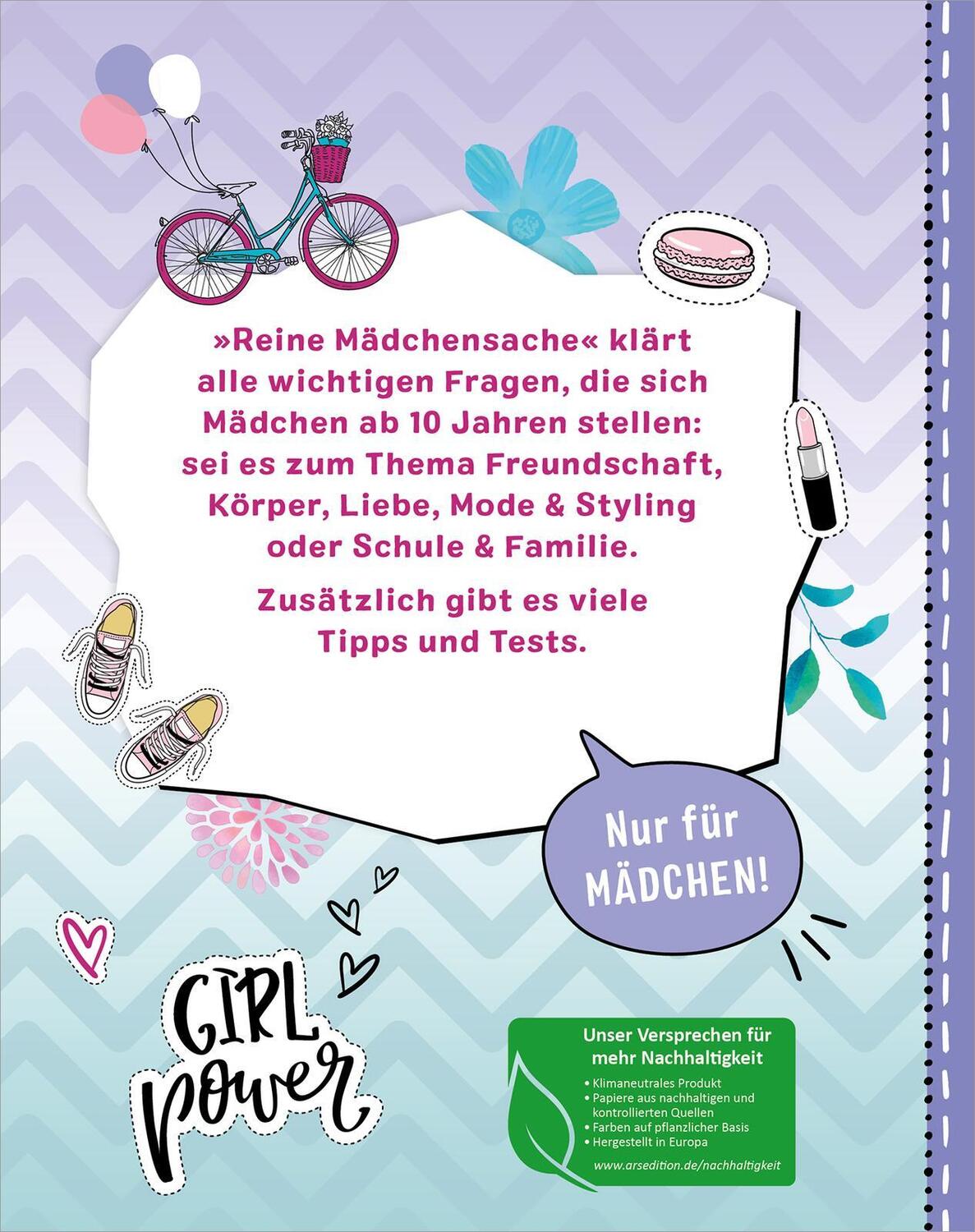 Rückseite: 9783760798639 | Reine Mädchensache | Lydia Hauenschild | Taschenbuch | 96 S. | Deutsch