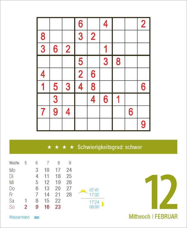 Bild: 9783731877370 | Sudoku 2025 | Verlag Korsch | Kalender | 328 S. | Deutsch | 2025