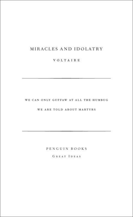 Cover: 9780141023922 | Miracles and Idolatry | Voltaire | Taschenbuch | Englisch | 2005