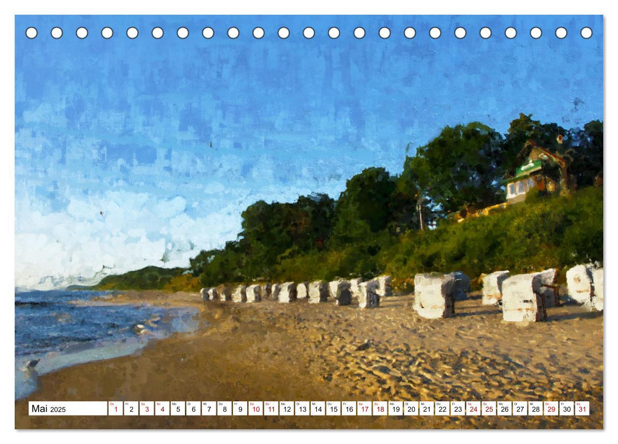 Bild: 9783435028306 | Malerische Insel Usedom - Acryl Impressionen (Tischkalender 2025...