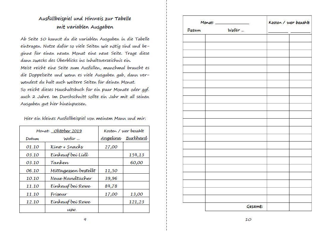 Bild: 9783967380439 | Haushaltsbuch zum Eintragen der Ausgaben | Angelina Schulze | Buch