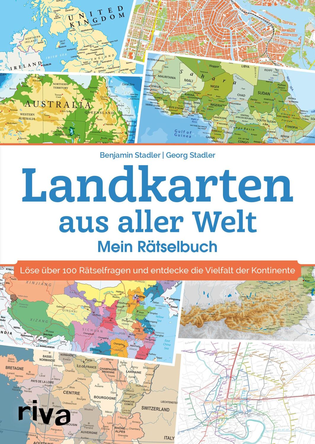 Cover: 9783742322265 | Landkarten aus aller Welt - Mein Rätselbuch | Georg Stadler (u. a.)