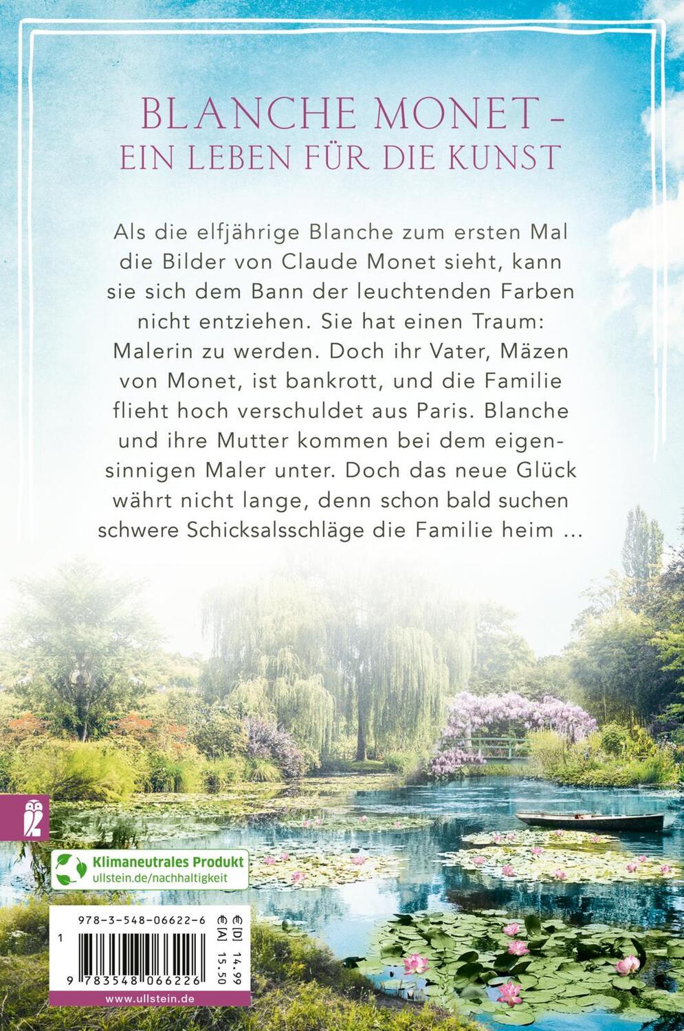 Rückseite: 9783548066226 | Blanche Monet und das Leuchten der Seerosen | Claire Paulin | Buch