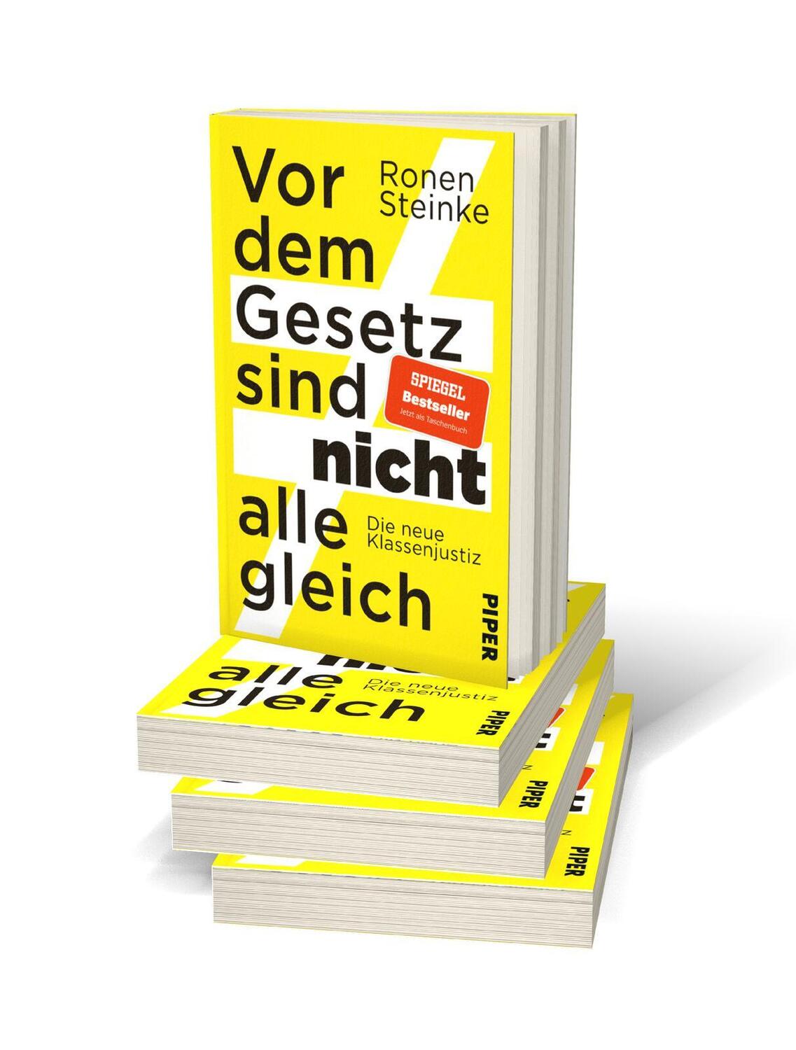 Bild: 9783492319751 | Vor dem Gesetz sind nicht alle gleich | Ronen Steinke | Taschenbuch