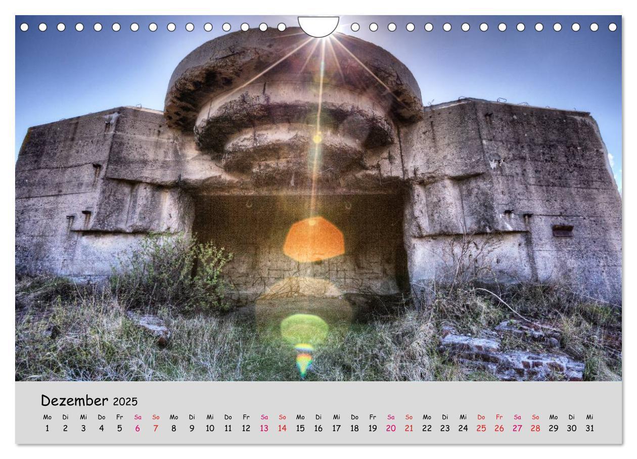 Bild: 9783435646029 | Bunker Zeitzeugen der Geschichte (Wandkalender 2025 DIN A4 quer),...