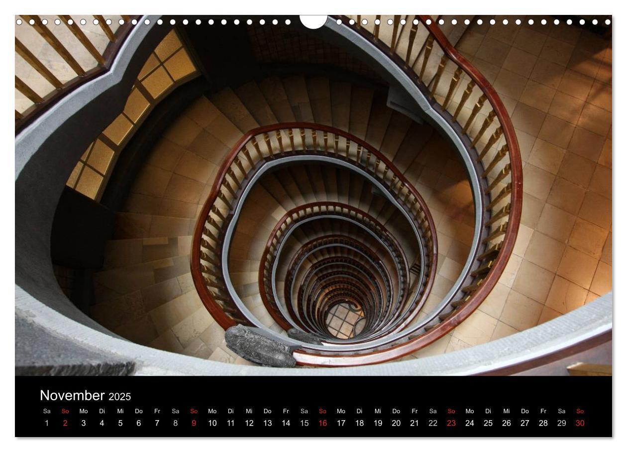 Bild: 9783435820382 | Treppen (Wandkalender 2025 DIN A3 quer), CALVENDO Monatskalender